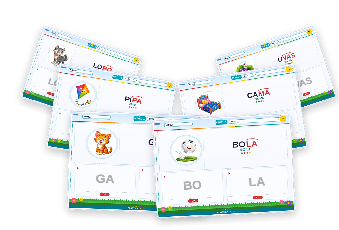 Box Completo Fonética Kids - Todos os Materiais e Bônus